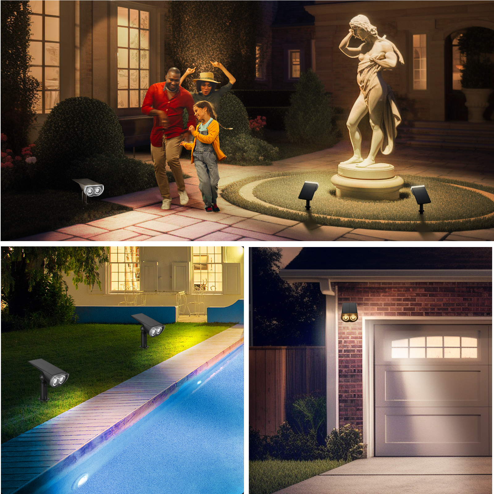 Linkind 4-Pack Solar Spot Lights 800LM, Daylight photo 5