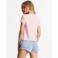 thumbnail image 2 of Billabong Women's Better Than Basic Solid Color Tee T-Shirt (Small, Soft Pink), 2 of 4