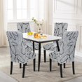 thumbnail image 2 of Set de 6 fundas para sillas de comedor SearchI, color gris, color loto y blanco, 2 of 7