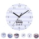 thumbnail image 3 of Tablero de densidad, reloj de pared redondo, tictac, movimiento de cuarzo, sala de estar, dormitorio, reloj decorativo Scienceny JJ23605-04B, 3 of 6