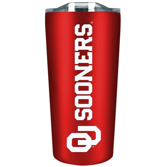 Oklahoma Sooners 18oz. Stainless Soft Touch Tumbler