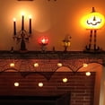 thumbnail image 6 of Halloween Decoration Black Spider web lace Fireplace Mantle Scarf, Spider Lampshade, Holiday Party Decorations, 6 of 8