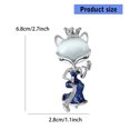 thumbnail image 3 of Elegant Foxes Brooch With Pearls Accent For Women Fashion Jewelry Accessories, 3 of 9
