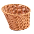 thumbnail image 4 of Canasta redonda tejida pan de pan decorativo canasta decorativa de fruta hecha a mano Cesta de verduras de comida para el hogar al aire libre 16x12x9cm, 4 of 9