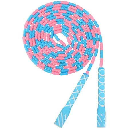 10 Pcs Pink Soft Beaded Jump Ropes, Tangle-Free Beaded Jump Rope - Adjustable Segmented Skipping Rope for Kids & Adults Fitness main image 1