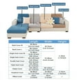 thumbnail image 5 of 2023 New Sofa Protector - Wear-Resistant Couch Cushion Slipcovers, Stretch Cushion Case Replacement, Anti-Slip L Shape Sofa Covers, Lounge Slipcover Single Seat, 5 of 7