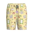 thumbnail image 6 of Daiia Frog Bee Mens Woven Stretch Pajama Short,Short Pajama Pants-Medium, 6 of 7