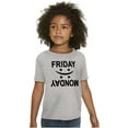 thumbnail image 3 of Friday Monday Happy Sad Weekend Vibes Crewneck T Shirts Boy Girl Teen Brisco Brands X, 3 of 6