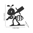 thumbnail image 4 of Bowayaoa Funny Ant Toilet Paper Holder – Unique Ant Design Bathroom Decor, Toilet Paper Roll Stand for Bathroom, Rustic, Modern or Farmhouse Style, Fun Gift for Home, Friends & Family, 4 of 7