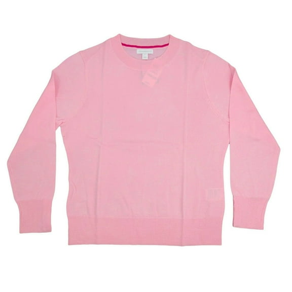 CHARTER CLUB Women's Sweater Top Orchid Pink Long Sleeve Buttons Size L