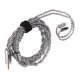 thumbnail image 5 of Upgraded Earphone Cable 49 Core Single Crystal Copper Silver Plated 4 Strands Hand Knitting Earphone Wire for BQEYZ Rime 2.5mm/0.10in, 5 of 5