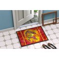 thumbnail image 2 of Carolines Treasures 8378MAT 18 x 27 In. Bright Shrimp on Red Indoor or Outdoor Mat, 2 of 4