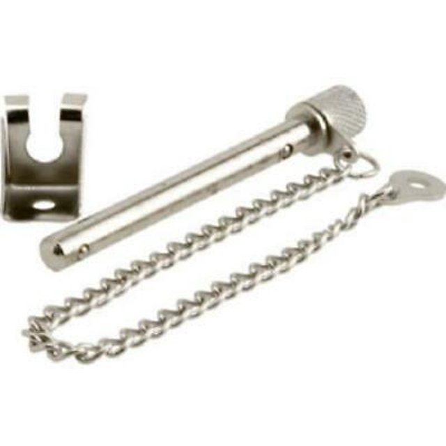 4 PK Slide Co Sliding Glass Door Nite Lock Pin Case Hardened Steel Pin