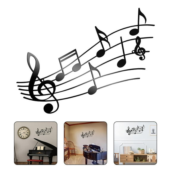 MLINS Music Notes Wall Symbol Hanging Decoration Charming Adornment Office