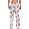 thumbnail image 2 of Top-kevin Bows Mens Pajama Pants with Drawstring Pockets Lounge Pants Casual Pajama Bottoms Men Sleep PJ Pants, 2 of 7