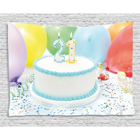 21st birthday decorations tapestry