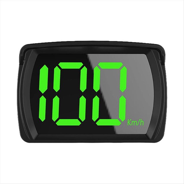 Velocímetro GPS Digital Universal Medidor de Recordatorio Pantalla LCD HD Conecta y Reproduce Fuente Grande para Todos los Vehículos