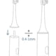 thumbnail image 4 of 10 Pack Compatible With Wondersmile Electric Toothbrush Replacement Brush Heads, Black, 4 of 4