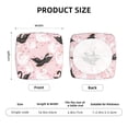 thumbnail image 6 of Daiia Swan And Flowers2 Stretch Individual Couch Cushion Slipcovers Reversible Cushion Protector Slipcovers Sofa Cushion Protector Covers Milk Silk-16.9in, 6 of 9