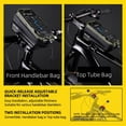 thumbnail image 5 of EVA Hard Shell Mountain Bike Bag Bicycle Front Beam Bag Suitable For 6.1-6.8 " Phones With Rain Cover Quick Release Reflective, 5 of 10