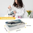 thumbnail image 5 of Whale Premium PU Leather Jewelry Box Organizer with Removable Compartment and Portable Bracelet Holder, 5 of 6