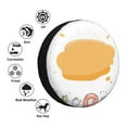 thumbnail image 5 of Waterproof Spare Wheel Cover, Toothbrush Doodle Adjustable Wheel Cover For Jeep Trailer Rv Suv Car, 17 Inch, 5 of 8
