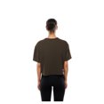 thumbnail image 5 of Women's New Era Brown San Diego Padres Boxy Foil Logo T-Shirt, 5 of 5