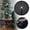 Black, variant on Carpet Halloween Tree Skirt Design Polyester for Holiday Party Decoration Festive Home