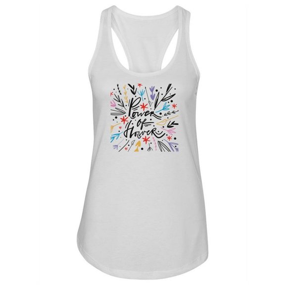 Power Of Flower Tank Women -Image by Shutterstock, Female Medium