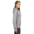 thumbnail image 4 of J America Ladies' Sydney Brushed V-Neck Hood - JA8836, 4 of 4