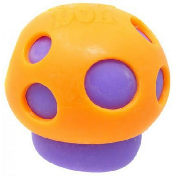 NeeDoh Groovy Shroom ORANGE & PURPLE Stress Ball