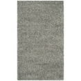 thumbnail image 4 of SAFAVIEH Santa Monica Chelsey Solid Shag Area Rug, Silver, 9'6" x 13', 4 of 10