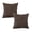 Brown, variant on 2-Pack Striped Corduroy Pillow Covers 18x18 - Rustic Boho Throw Pillowcases for Couch & Bed, Textured Lumbar Accent Cushion Covers - Farmhouse Living Room Decor