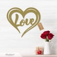 thumbnail image 4 of Valentine’s Day Heart Love Sign | Romantic Metal Wall Décor | Indoor & Outdoor Steel Decoration (B-16x18), 4 of 7