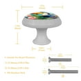 thumbnail image 5 of Toucan Fluorescent Drawer Pulls with Screws: Round 4-Pack Glow-in-the-Dark Knobs, Suitable for Cabinets, Wardrobes, Dressers - Furniture Decor Featuring Drawer Pulls,Dresser Hardware, 5 of 6