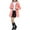 l#Pink589, variant on CAIVO Girls Detachable Hood Trench Coats With Button Front And Waist Tie Stylish Outerwear Comfort And Warmth Leisure Child Solid Color Clothing