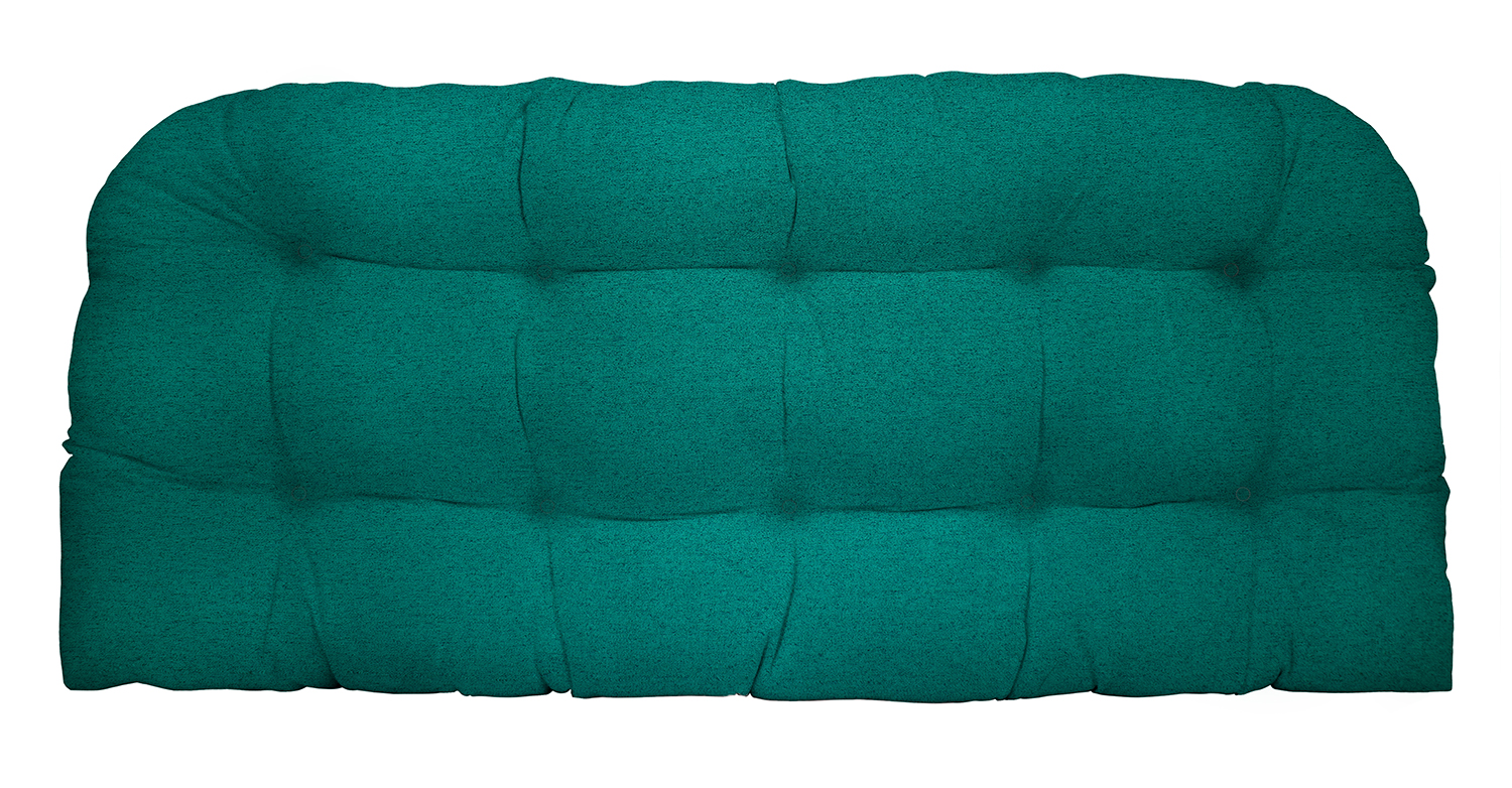 RSH Décor Indoor Outdoor Blue Prints Single 41"x19" Tufted Wicker