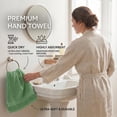 thumbnail image 5 of RIVERSIDE Hand Towel 6 Pack 16x28 Soft and Quick Dry Cotton Towels for Home Gym & Spa - Sage, 5 of 8