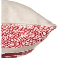 thumbnail image 4 of Violet Linen Christmas Ornaments Modern Pattern, Polyester Burlap Fabric, Applique Print Felt Design, Snowman, 18 Inch x 18 Inch, Decorative Throw Pillow, 4 of 6