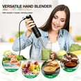 Immersion Blender, Hand Blender for Kitchen, Obabil Immersion Blender
