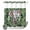 BotanicalHC2193, variant on No Hook Shower Curtain with Built-in Rings - Blue Green Eucalyptus Washable Waterproof Fabric Bathroom Curtains for Hotel,Rentals, Stall 48 X 72 Inch , Rustic Watercolor Leaves Floral