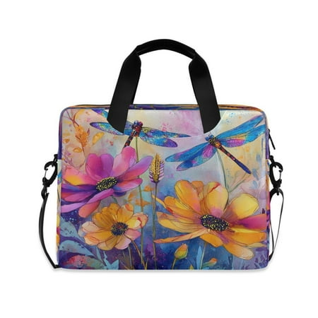 Laptop Bag Laptop Briefcase 15.7 x 3 x 11.8 Inches Laptop Bag Briefcases Laptop Storage Travel Laptop Bag Work Laptop Bag Blue Dragonfly