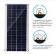 thumbnail image 4 of 2X Células Solares de Panel Solar Flexible de 30 W para Coche, RV, , Techo, Furgoneta, Batería Solar para Acampar, Módulo de Controlador Solar 10A, 4 of 8