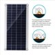 thumbnail image 4 of 2X Células Solares de Panel Solar Flexible de 30 W para Coche, RV, , Techo, Furgoneta, Batería Solar para Acampar, Módulo de Controlador Solar 10A, 4 of 8