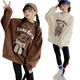 thumbnail image 4 of Nueva sudadera de algodón para niñas, cálida y afelpada, para invierno y otoño, de 5 a 14 años, con mangas largas y dibujos animados, 4 of 5