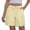 Beige, variant on Womens Shorts Slim Fit Suit Style Mid Waisted Design Fashion Casual Slimming Effect Dressy Shorts Elegant Comfortable for Summer Daily and Work Wear,White XL