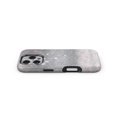 thumbnail image 4 of DesignSkinz Scratch-Resistant Hard Slim Case Compatible with iPhone SE Gen 2/3 (Compatible with MagSafe) - Unfocused Grayscale Glimmering Orbs of Light, 4 of 9