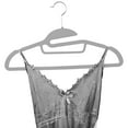 thumbnail image 6 of Simplify 24 Pack Ultimate Velvet Shirt Hanger in Grey, 6 of 7