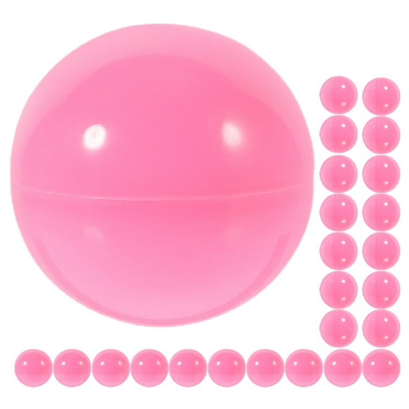 ColoMX 25 uds bolas cápsulas de plástico para juguetes bolas de dibujo de rifa bolas de juego de esfera bolas de adorno transparentes pelotas de ping-pong para abrir bola decorativa
