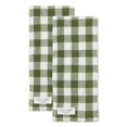 thumbnail image 2 of DII Olive Checker Washed Waffle Dishtowel (Set of 2), 2 of 4